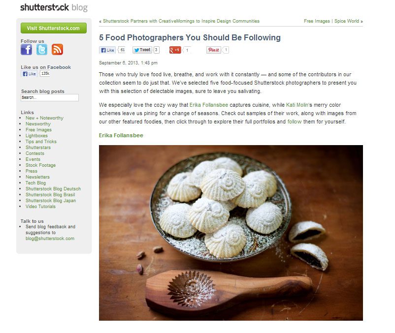 Featured on Shutterstock Blog