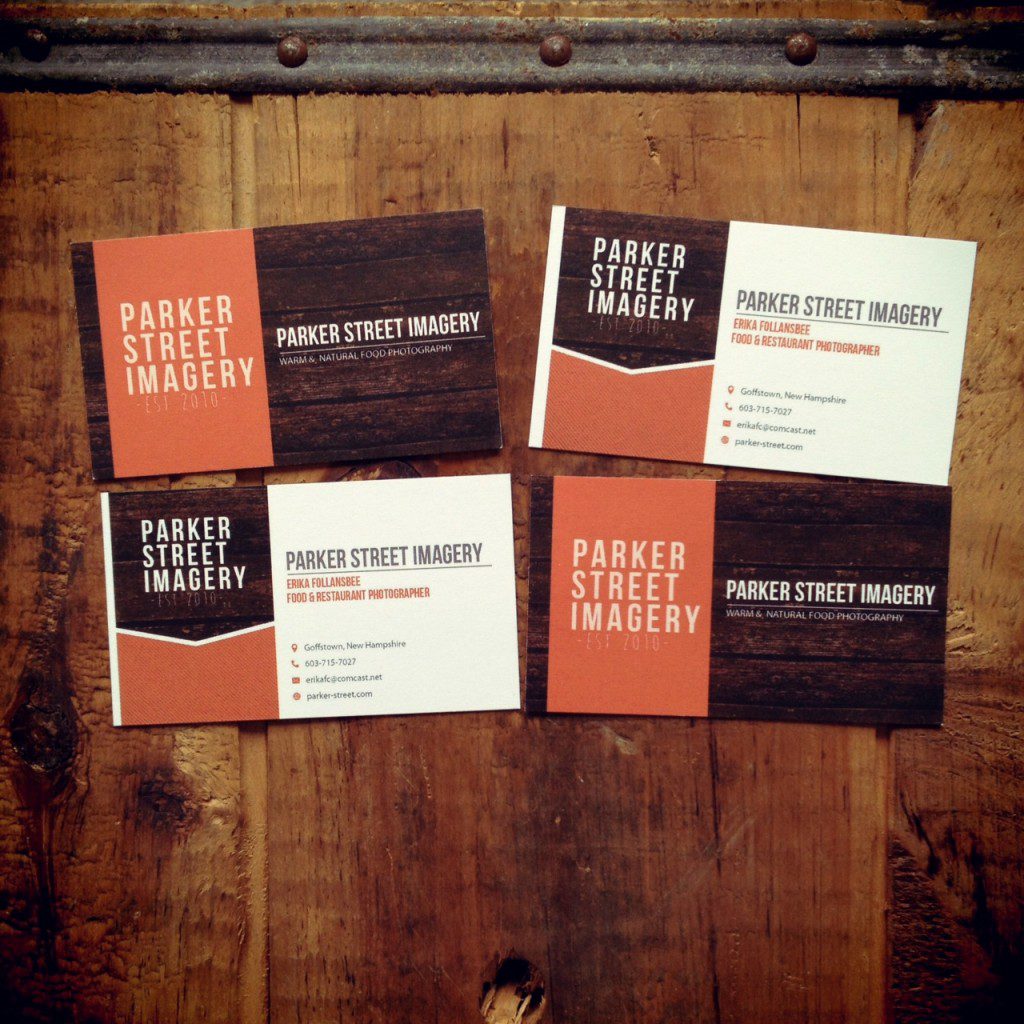 Parker Street Imagery business cards