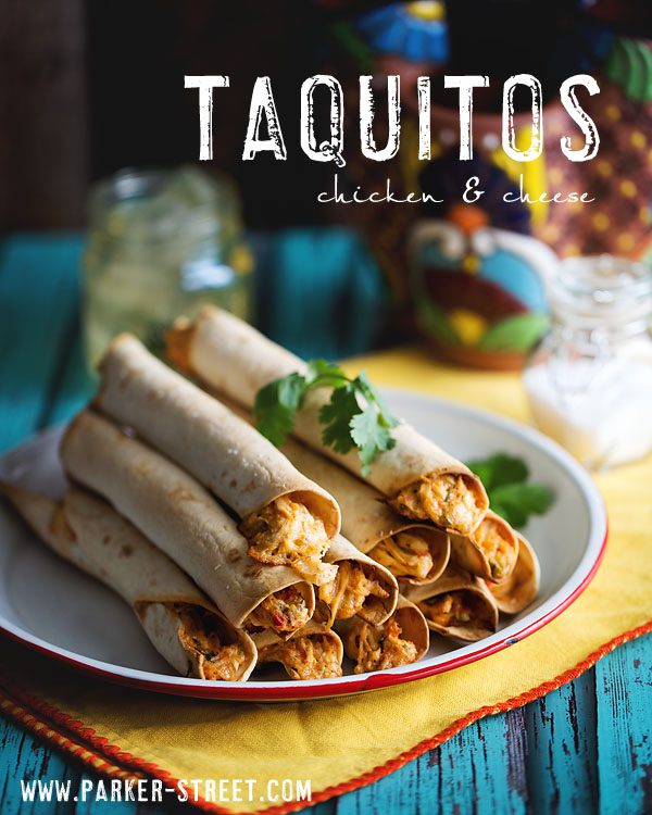 Baked Chicken & Cheese Taquitos Recipe