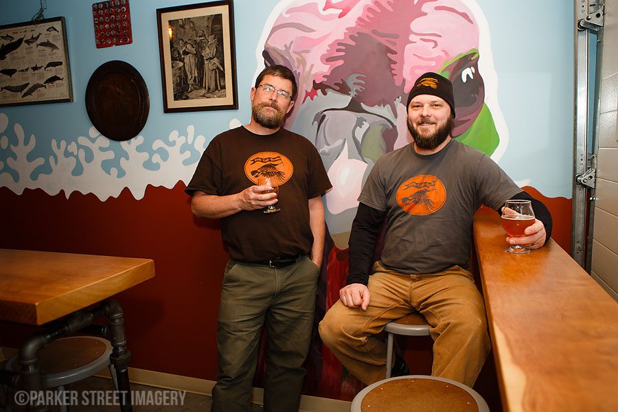 butch and alex at earth eagle brewings portsmouth NH