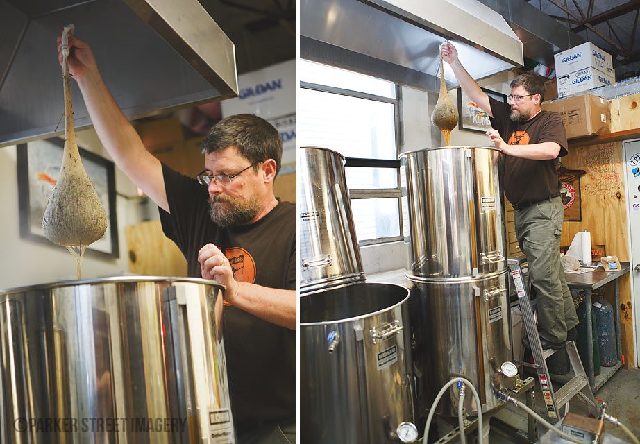 making gruit beer at earth eagle brewings portsmouth NH