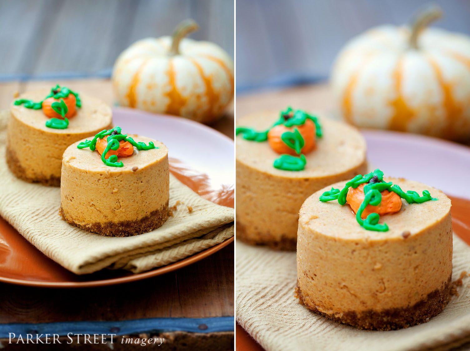 black forest cafe mini pumpkin cheesecake by parker street imagery