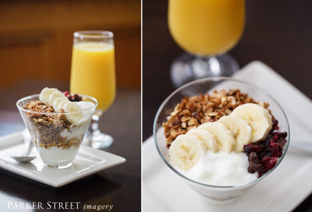 Professional photo of Granola Yogurt Bowl | Black Forest Cafe | Amherst, NH | Goffstown Food Photographer