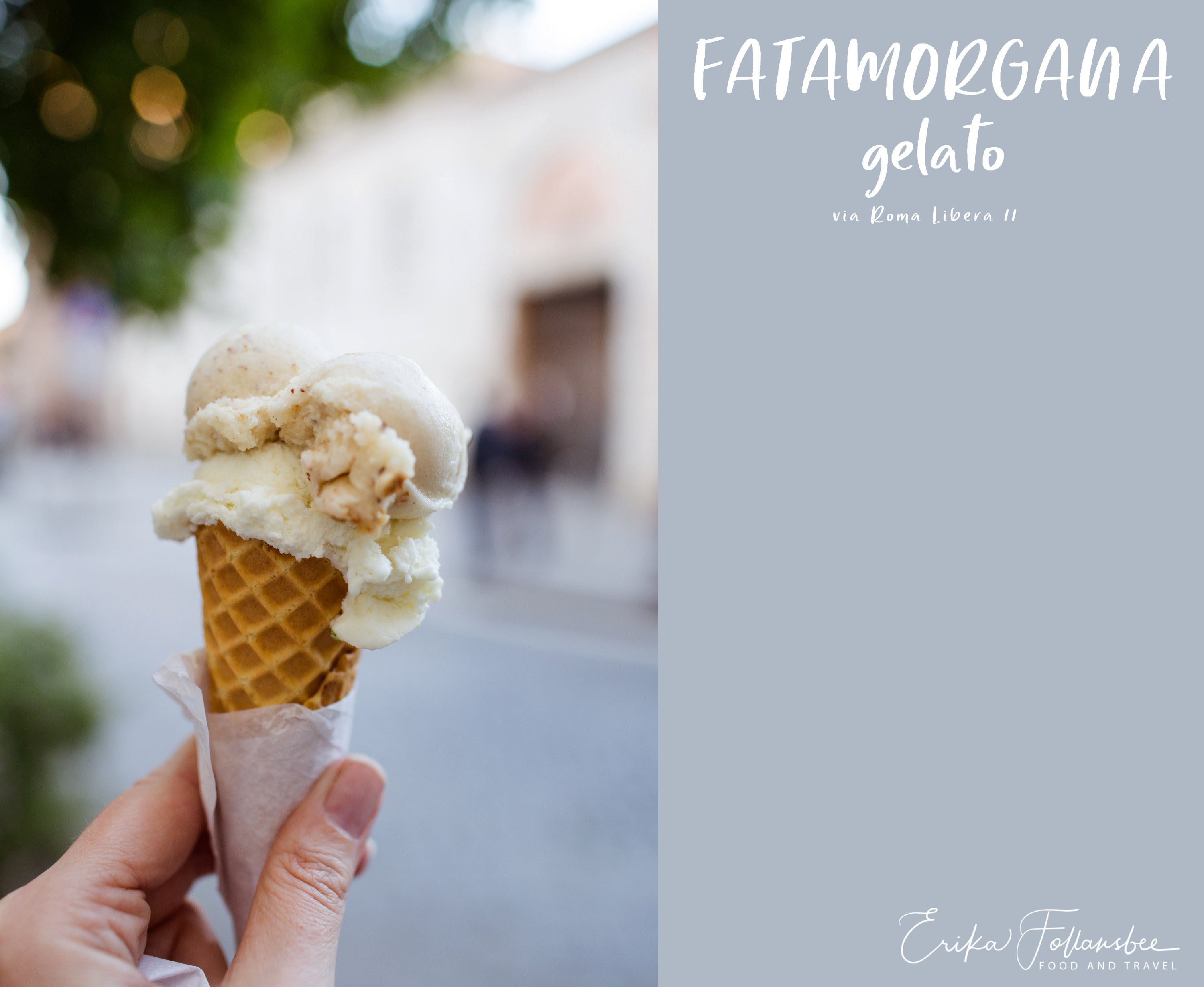 Gourmet Organic Gelato from Fatamorgana, Trastevere
