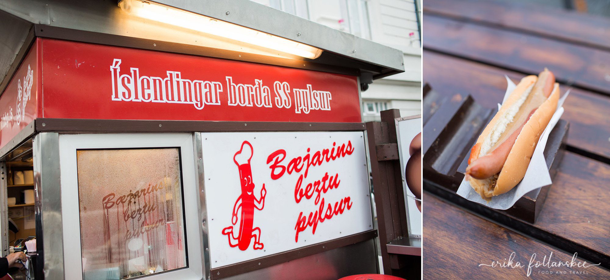 The famous Reykjavik hot dog stand