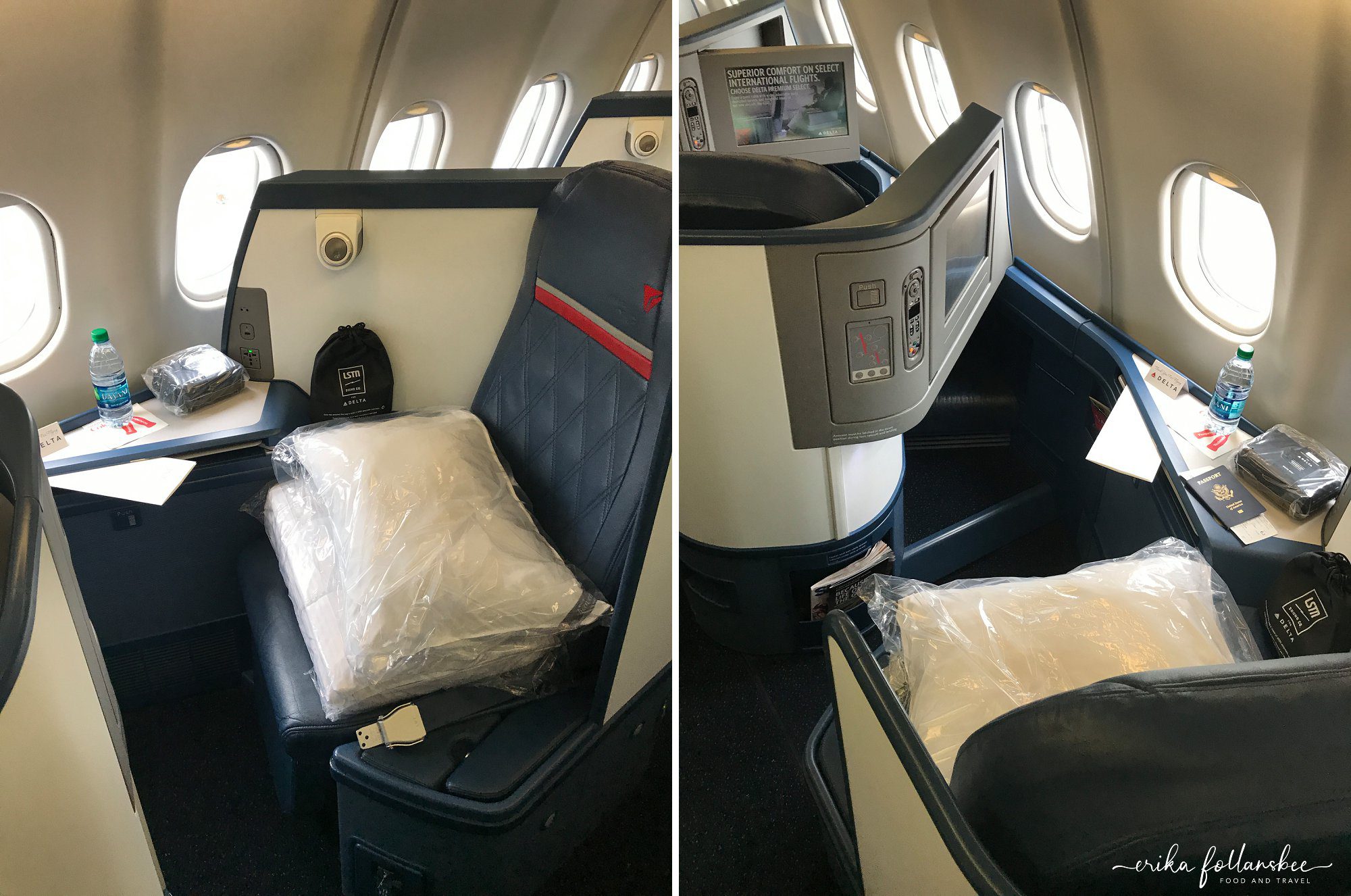 delta one flight BOS-AMS review 