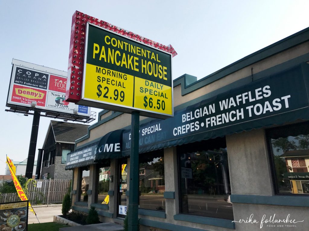 continental pancake house Niagara falls