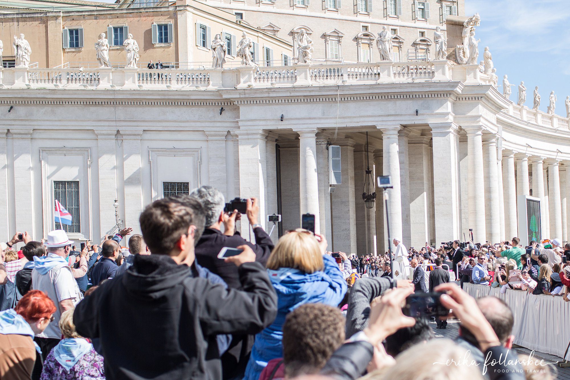 Pope Francis in St Peter's Square, Papal Audience