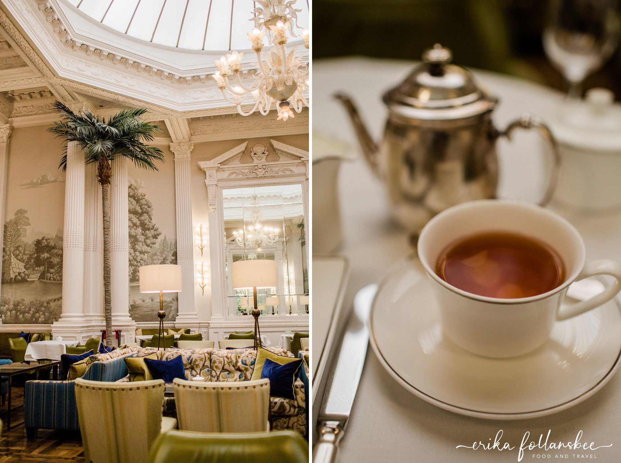 afternoon tea at the Balmoral Hotel Palm Court