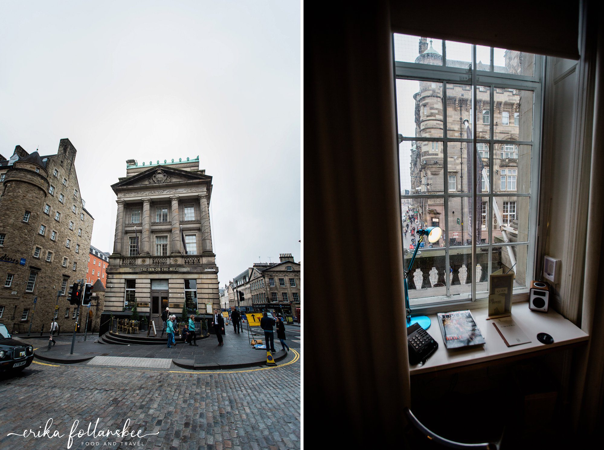Lovely hotel on the Royal Mile, Edinburgh Scotland