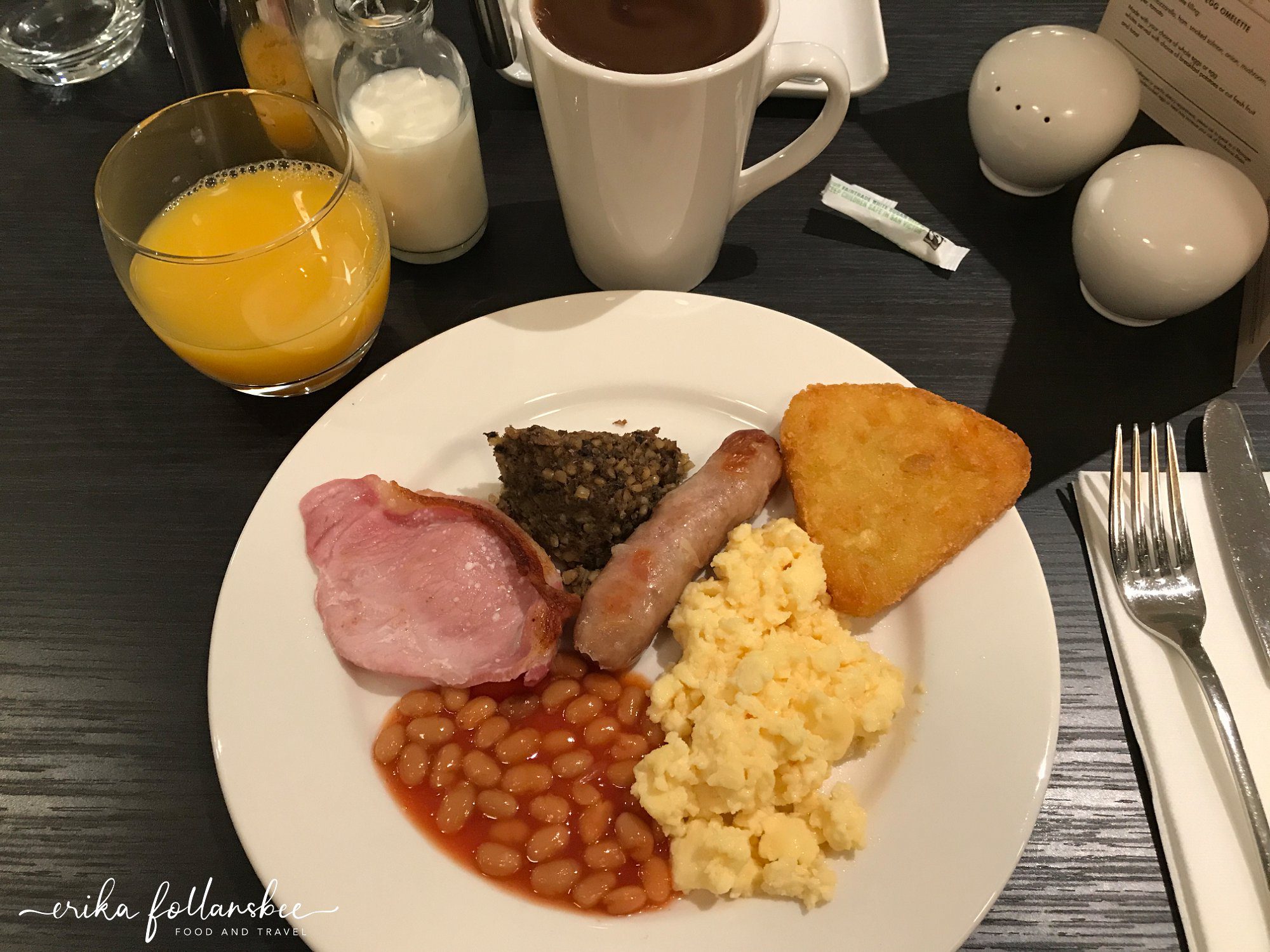 Hot Scottish breakfast at the Hilton Edinburgh Carlton | Hotel Review
