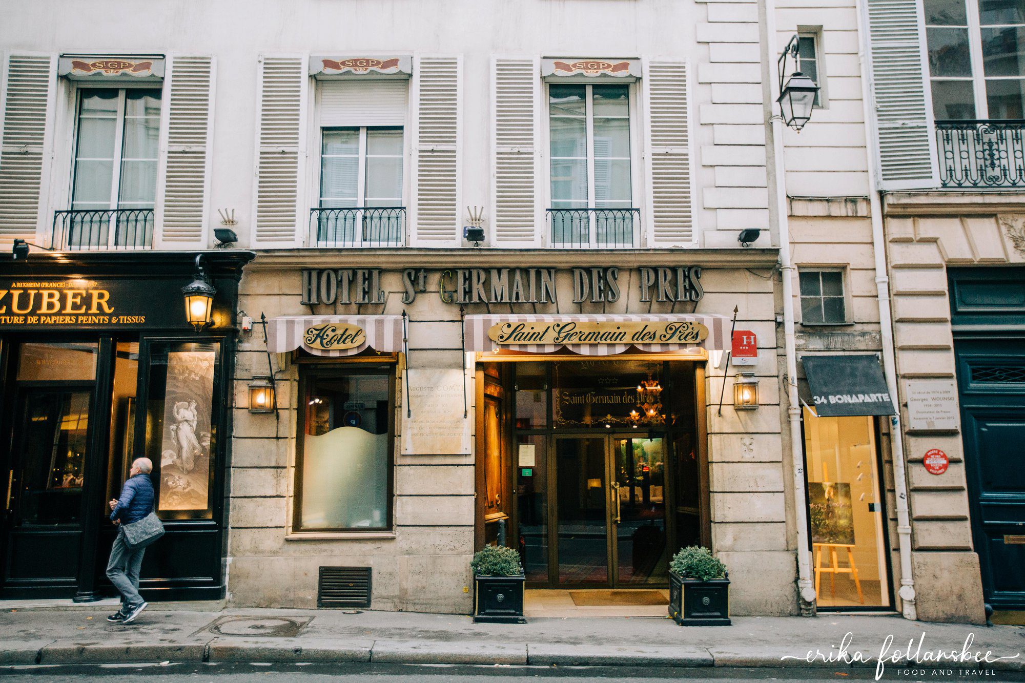 Hotel Saint Germain des Pres in Paris, France 6th arrondissement