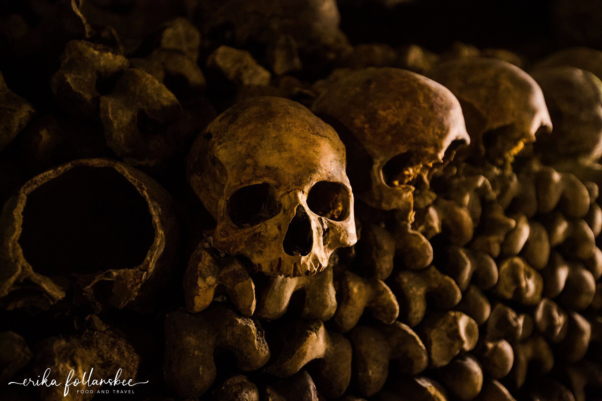 Photos of the Paris Catacombs
