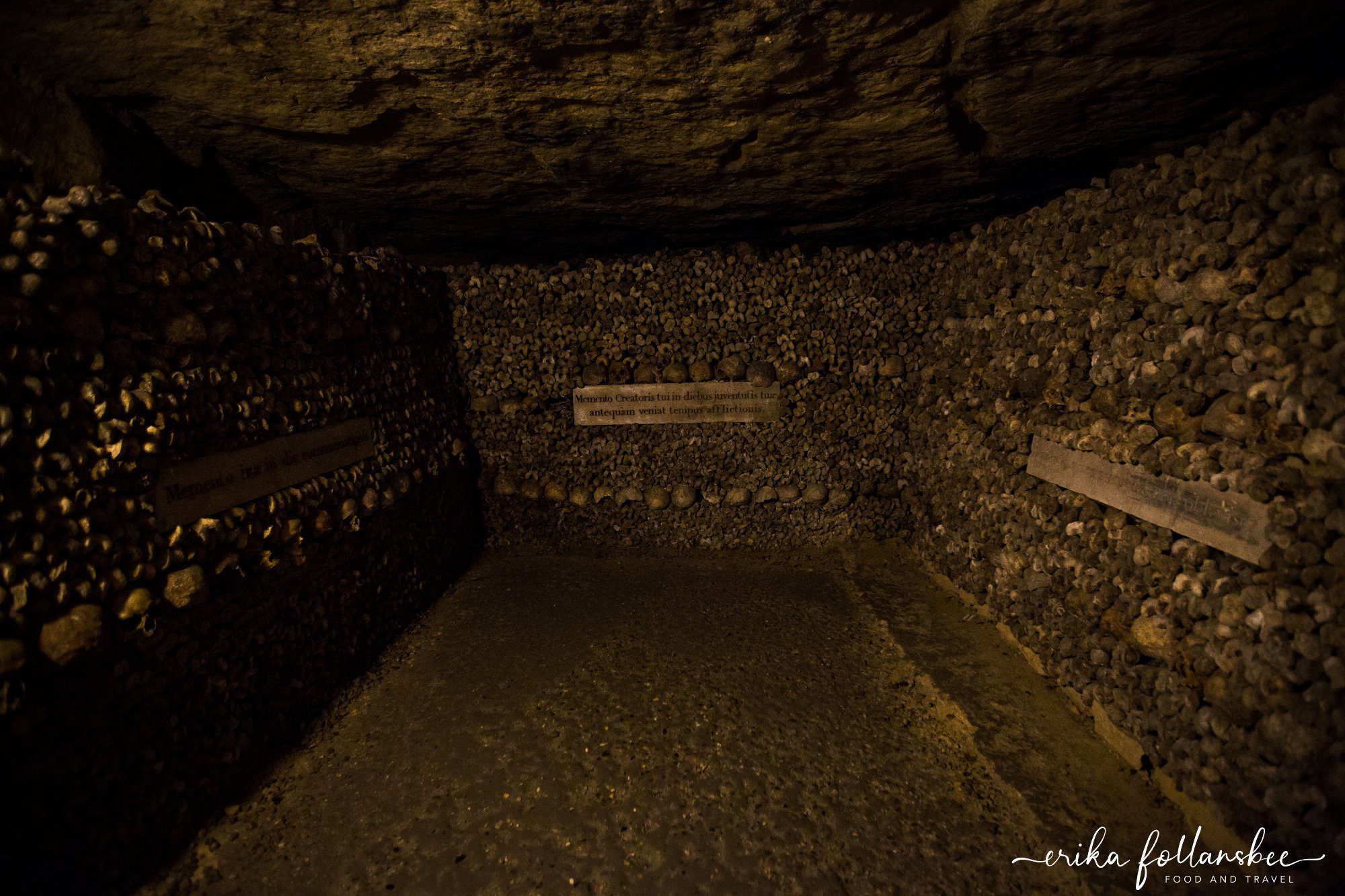Photos of the Paris Catacombs