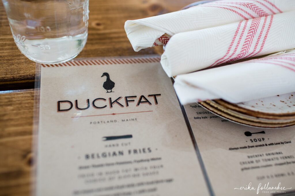 Duckfat | Portland ME | fries and panini