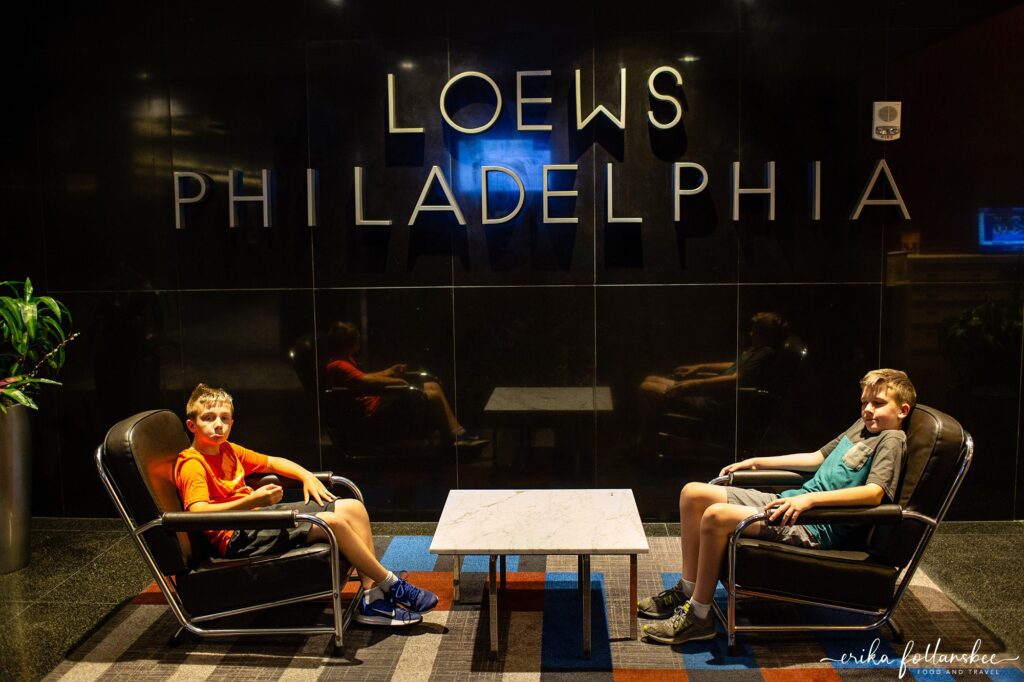 Loews Philadelphia Hotel Lobby | East Coast Road Trip