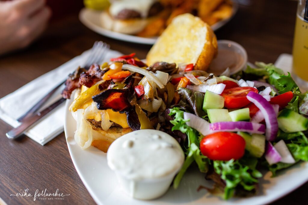 The Trestle Burger | Village Trestle | Goffstown NH Restaurant