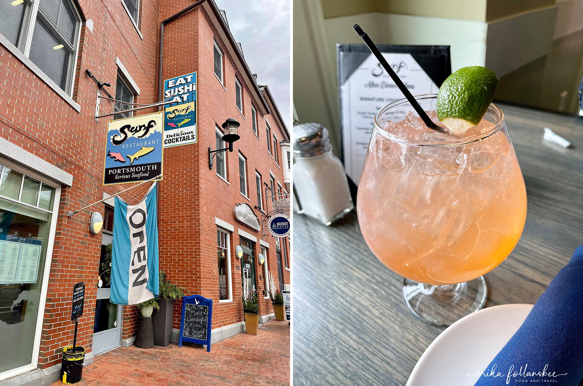 A Sunny Lunch at Surf Portsmouth Restaurant