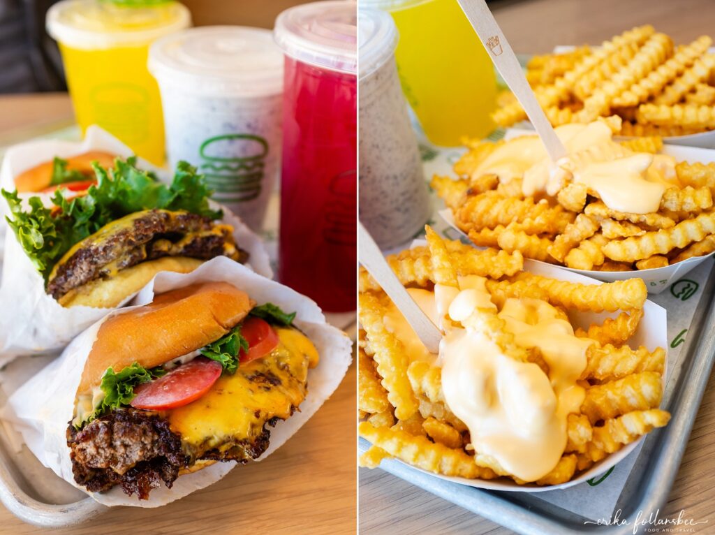 Shake Shack Tuscan Village | Salem NH new location | double Shackburger and Cheese Fries