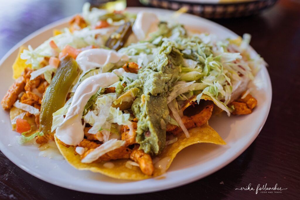 Nachos from Day of the Dead Taqueria in Litchfield NH | Mexican Restaurant | NH Food Blogger