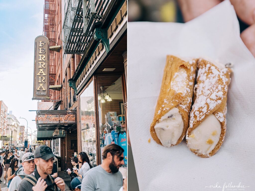 Ahoy New York Food Tour | Chinatown and Little Italy | Ferrara Bakery Cannoli