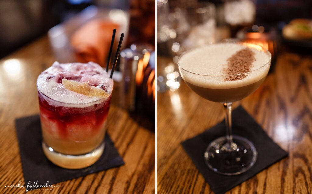 The Foundry Manchester NH | Cocktails | NH Penecillin and Espresso Martini