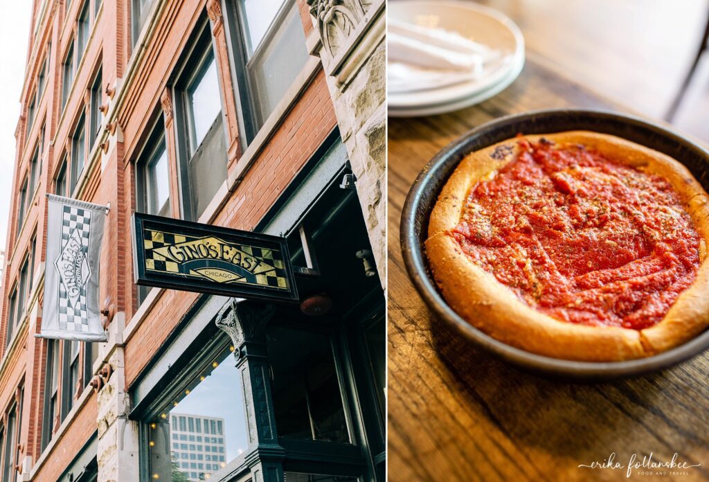 Chicago Food Tour | Secret Food Tours | Gino's East deep dish pizza