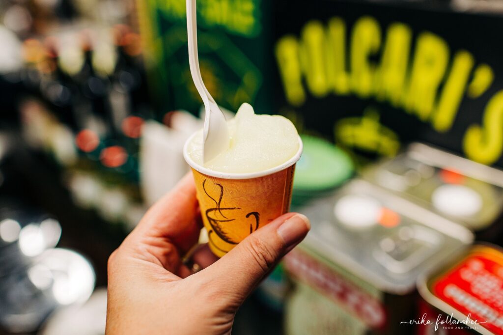 Polcari's Italian Lemon Slush | Boston North End | Secret Food Tours