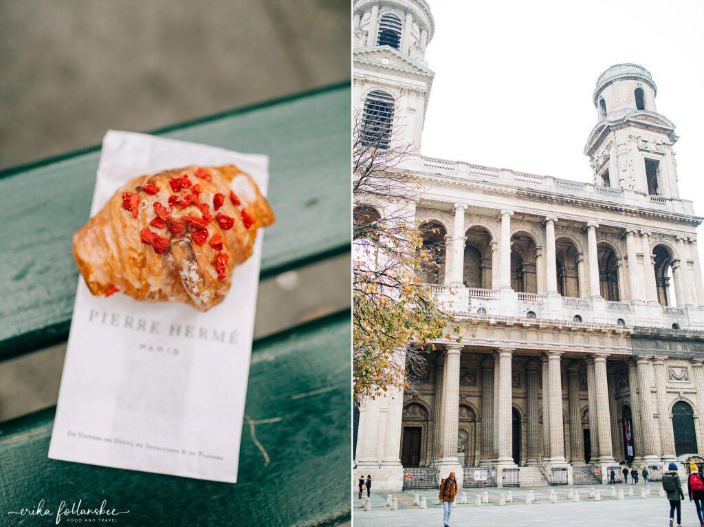 Paris by Mouth Saint Germain Food Tour | Pierre Hermes croissant ispahan