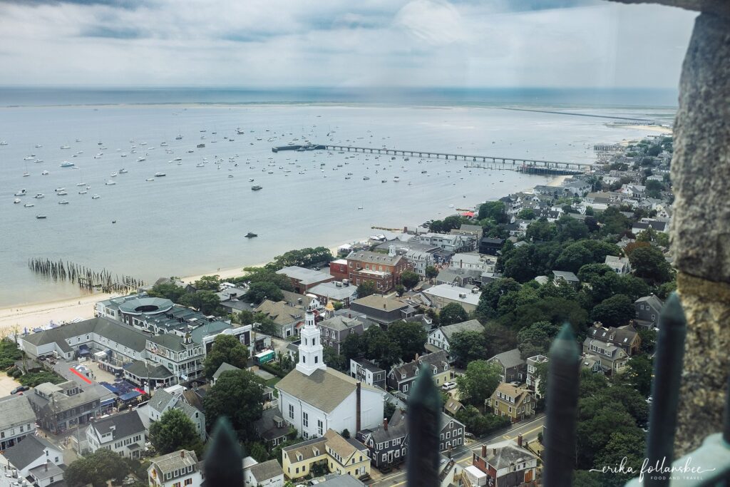 View from the top of Provincetown Pilgrim Monument