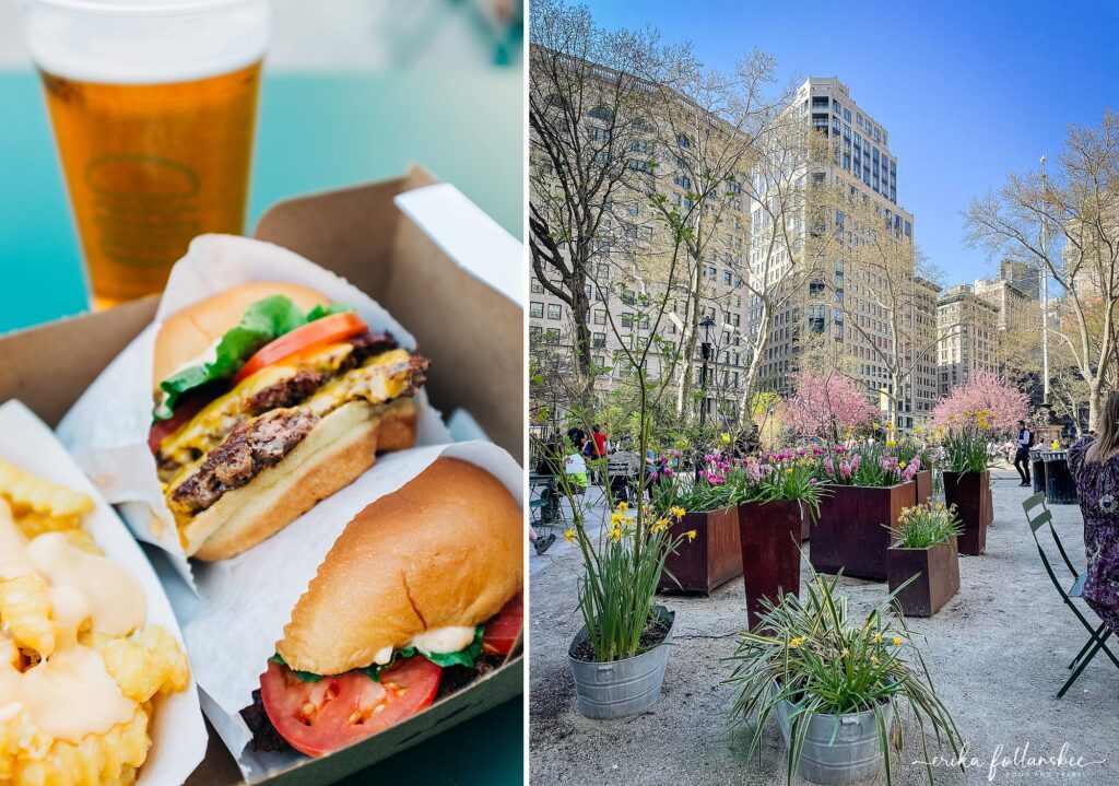 Shake Shack's original location in Madison Square Park, New York | NH Food & Restaurant Photographer