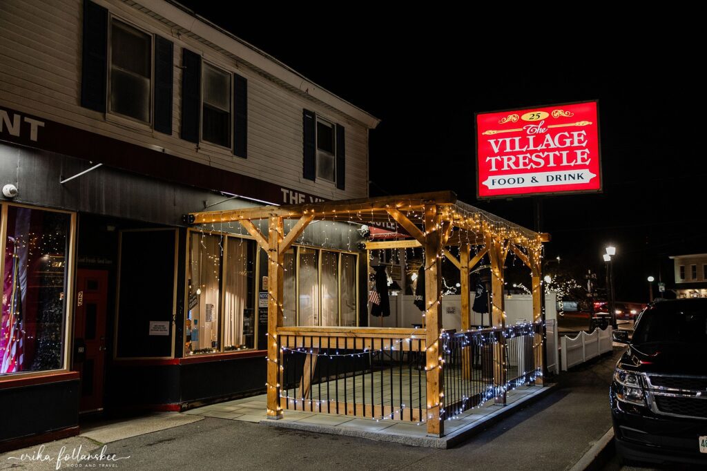 Goffstown NH | Holiday Lights in the Village | Christmas Season | The Village Trestle