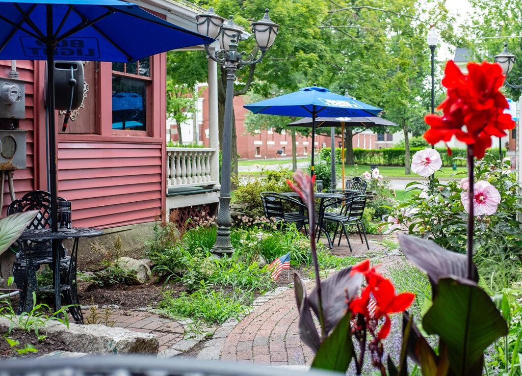 Guerilla Grill on Main Street in Keene NH has authentic NC hushpuppies and fried okra