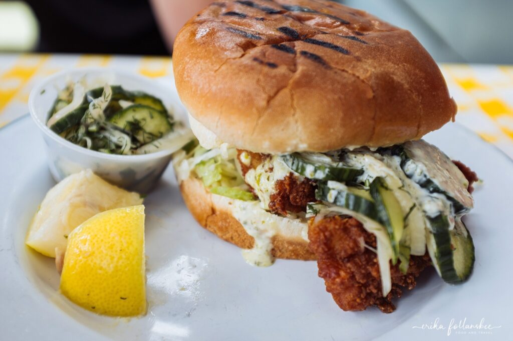 The Canteen | Provincetown MA Seafood restaurant | Commercial St. | Fish Sandwich
