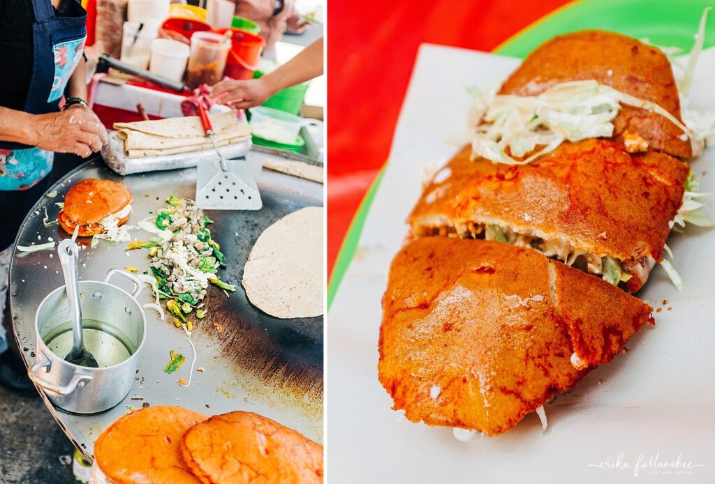 Tortas cooked on a comal | Culinary Backstreets Mexico City