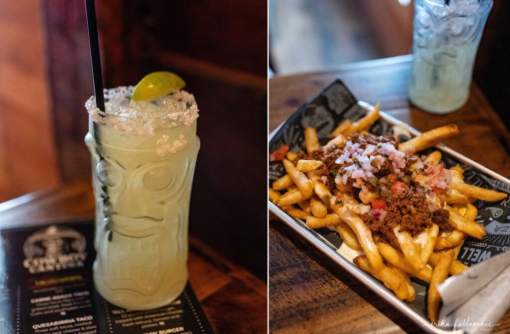 Cowboy Cantina | Weare NH Restaurant | Margarita | Chorizo Fundido Fries