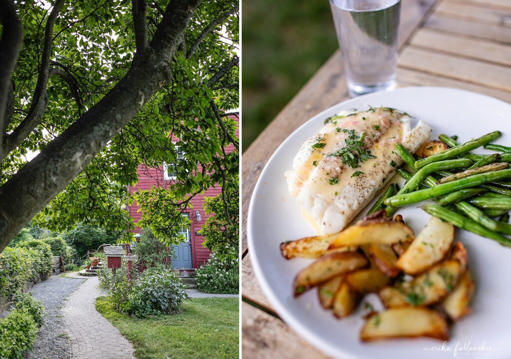 Hilltop Cafe Wilton NH Restaurant | Outdoor Summer dining | Erika Follansbee Photographer