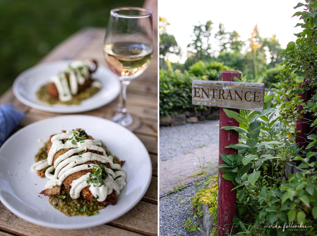 Hilltop Cafe Wilton NH Restaurant | Outdoor Summer dining | Erika Follansbee Photographer