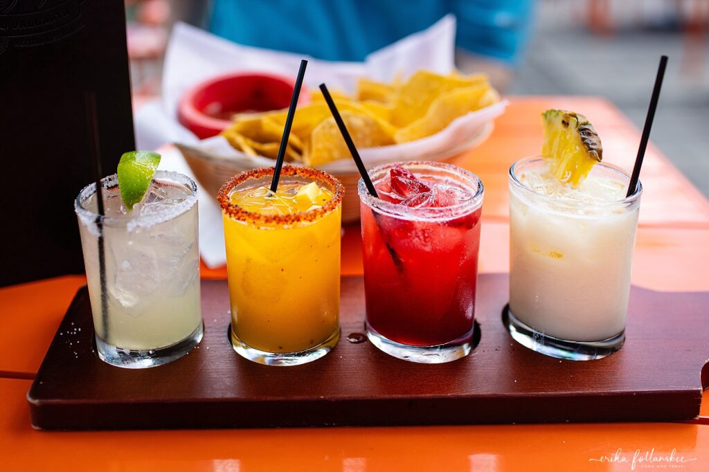 Nuevo Vallarta Mexican Restaurant | Manchester NH | Outdoor Patio Margarita Flight